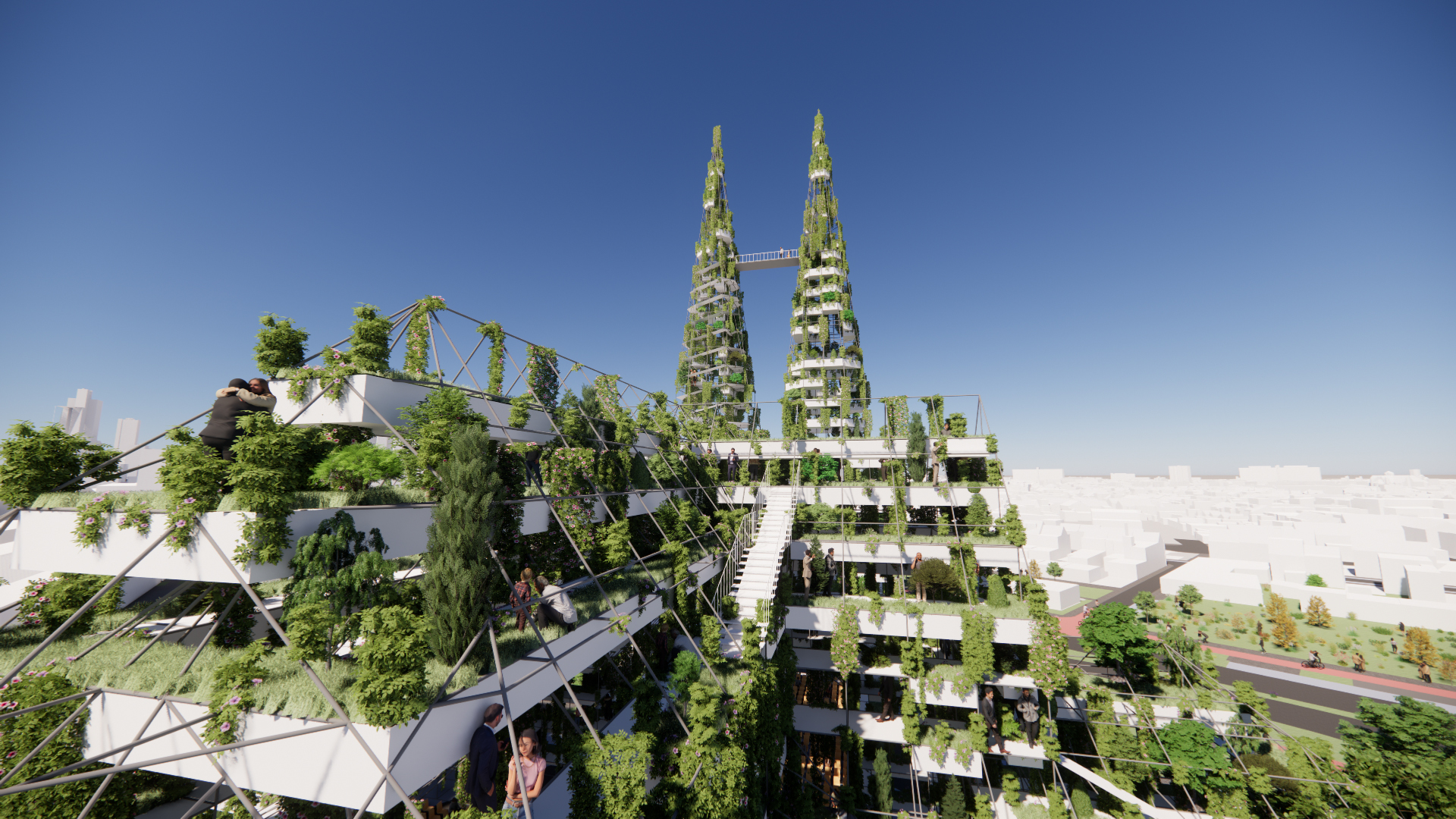 MVRDV - First look at MVRDV’s “Green Cathedral” for Van Gogh Homeland ...